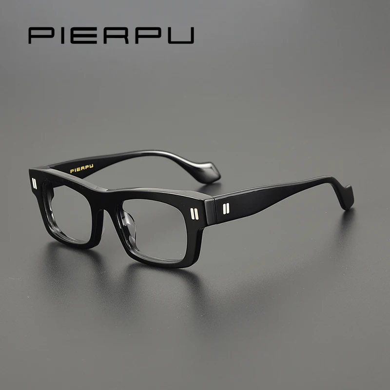 

2024 Japanese Square Thick Acetate Optical Glasses Frames Prescription Eyeglasses Men Vinatge Retro Designer Handmade Eyewear