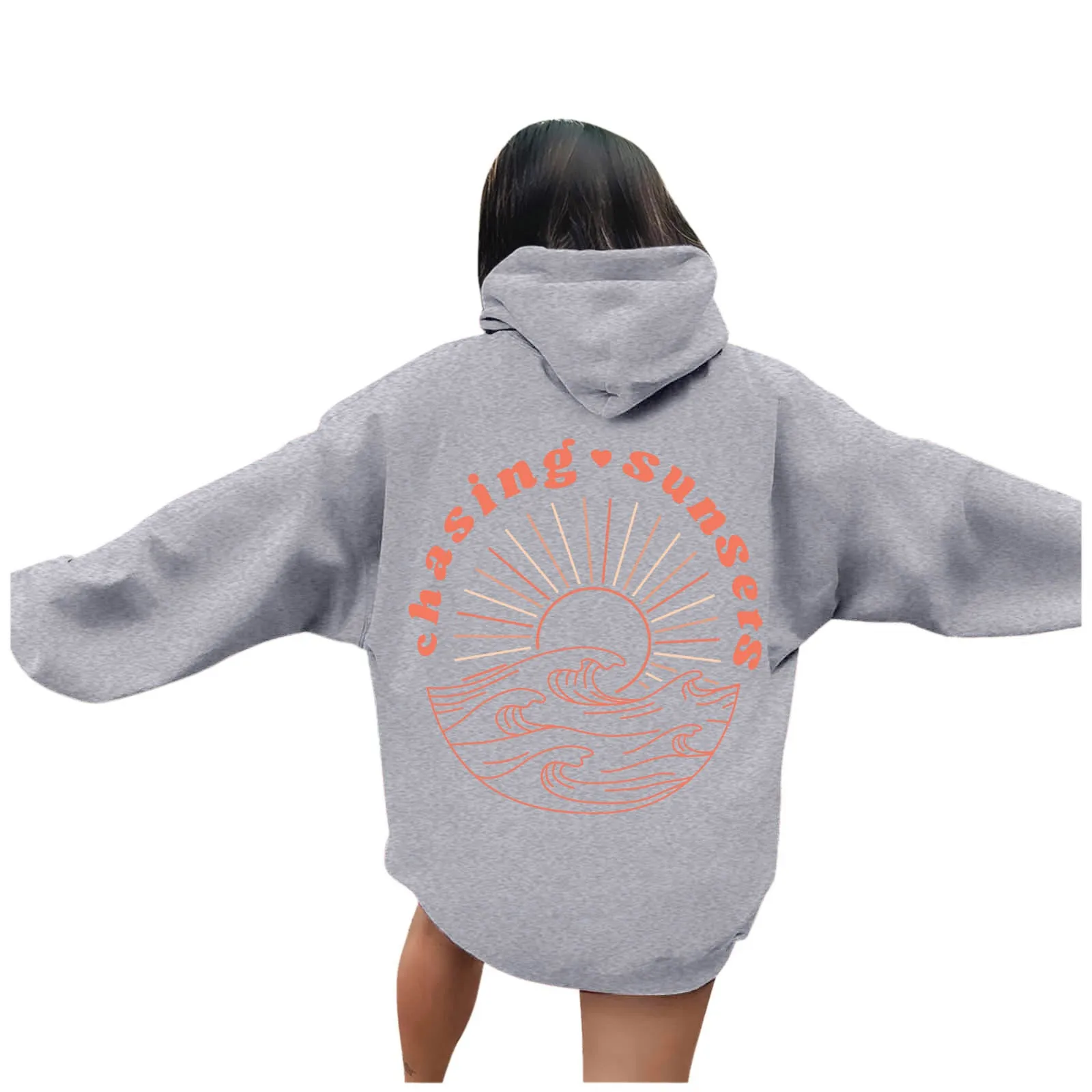 Chasing Sunsets Hoodies Fashion Aesthetic Unisex Women Men Sweatshirt Sunshine Streetwear Popular Hip Hop Autumn Soft Y2k Hoodie