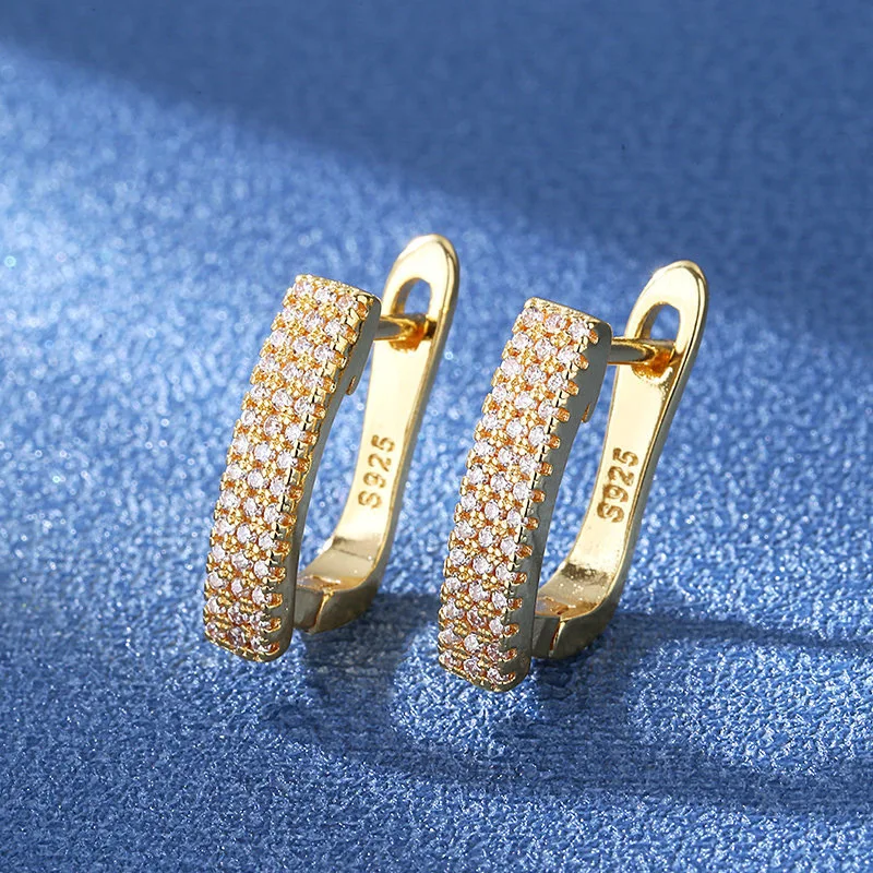 Neue Ohrringe aus 925er-Sterlingsilber, Morganit, luxuriöse Mode für Frauen, Hochzeitsschmuck, klassische weibliche Accessoires, Geburtstagsgeschenk