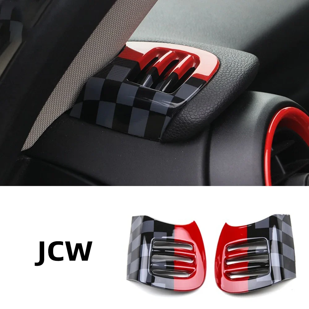 

Автомобильная декоративная крышка для воздуховыпускного отверстия A-Pillar для MINI Cooper F55 F56 F57 JCW, модифицированные аксессуары для интерьера