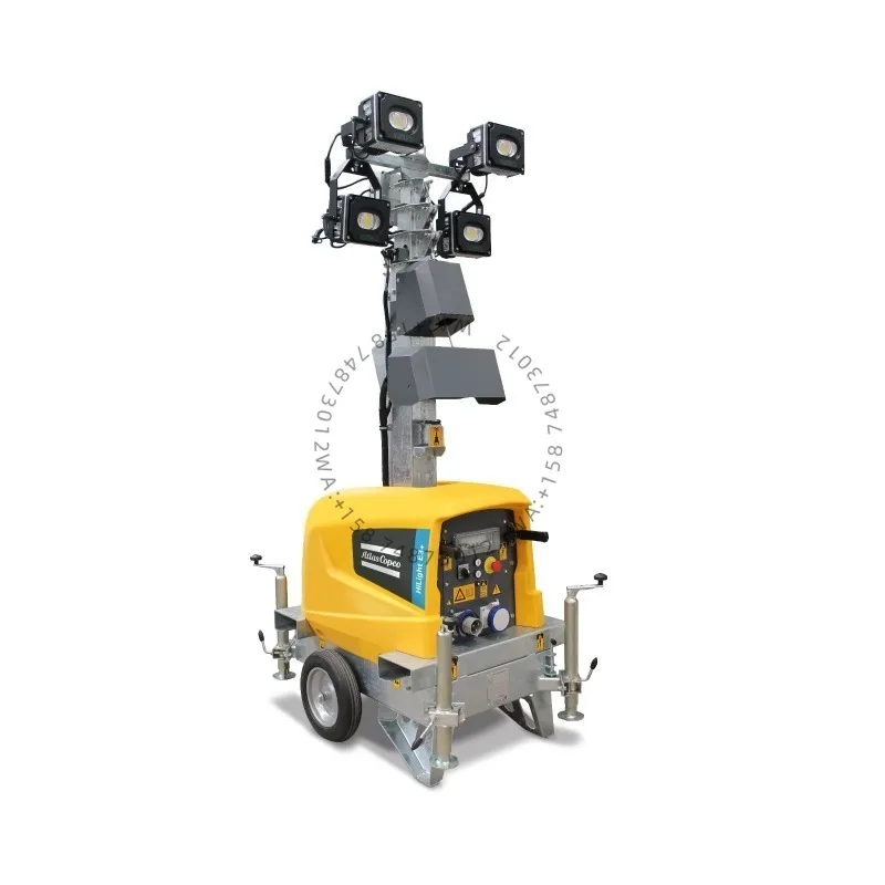 Wholesale Ultra-quiet Vertical B6+ V2 V3 V4 V5 Manual Mobile Emergency Smart Mast Portable   Copco LED Light Hilight Tower