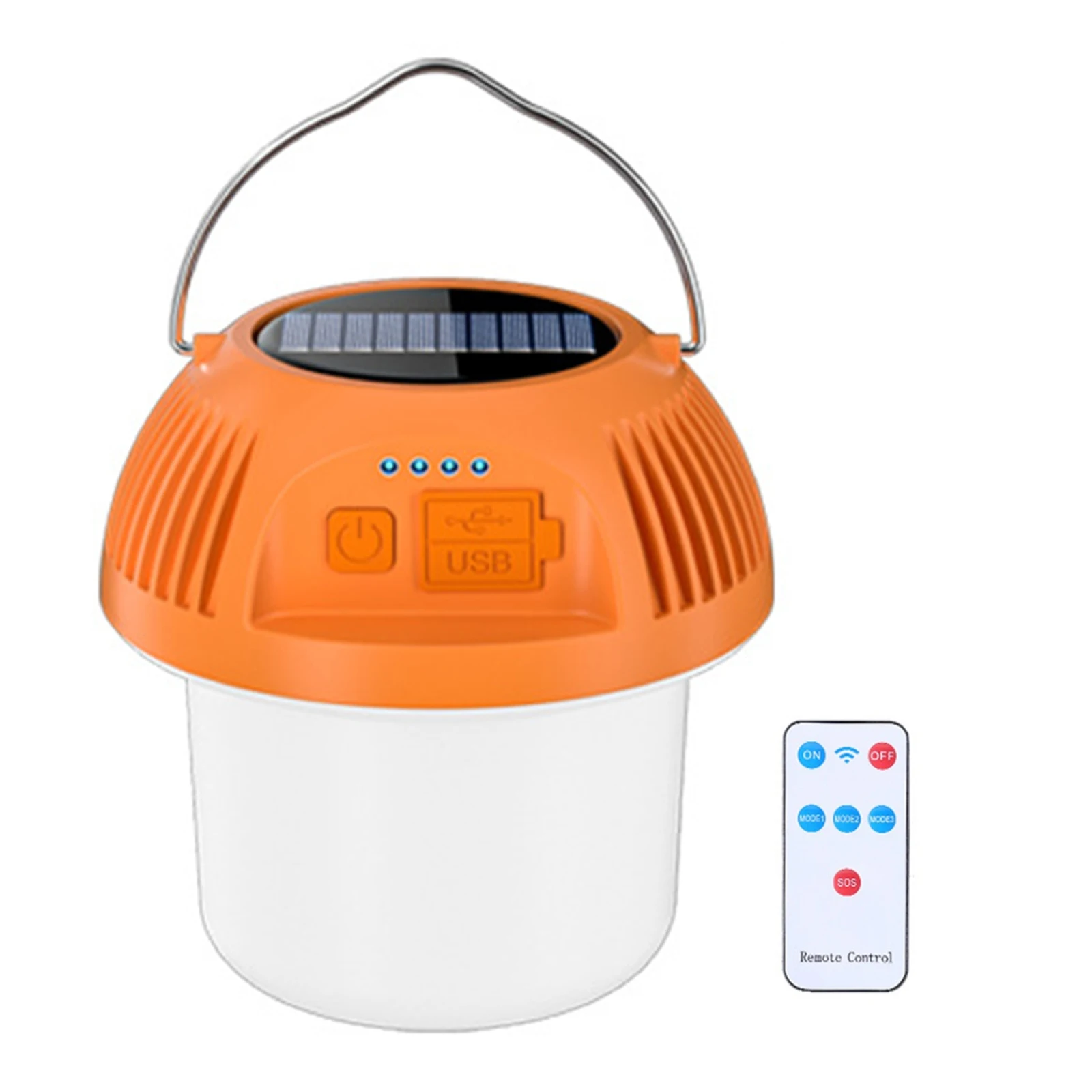 

4W Camping Lantern Waterproof 38 LED Emergency Power Bank Solar Tent Light Lamp