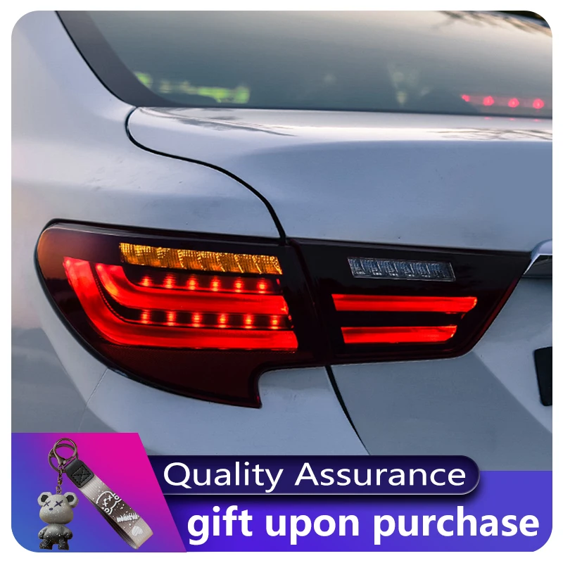 Car Styling For Toyota 2013-2019 Mark X Reiz Rear Light DRL Tail Lamp LED Brake Turn Signal Taillights Automatic Accessories