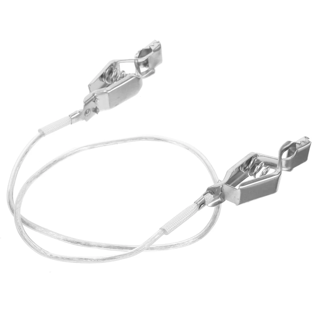 احباط مشبك للرأس خط الفولاذ المقاوم للصدأ قناع المبارزة حامل سلك المهنية قناع المبارزة موصل مقاطع كابلات معدات المبارزة #6