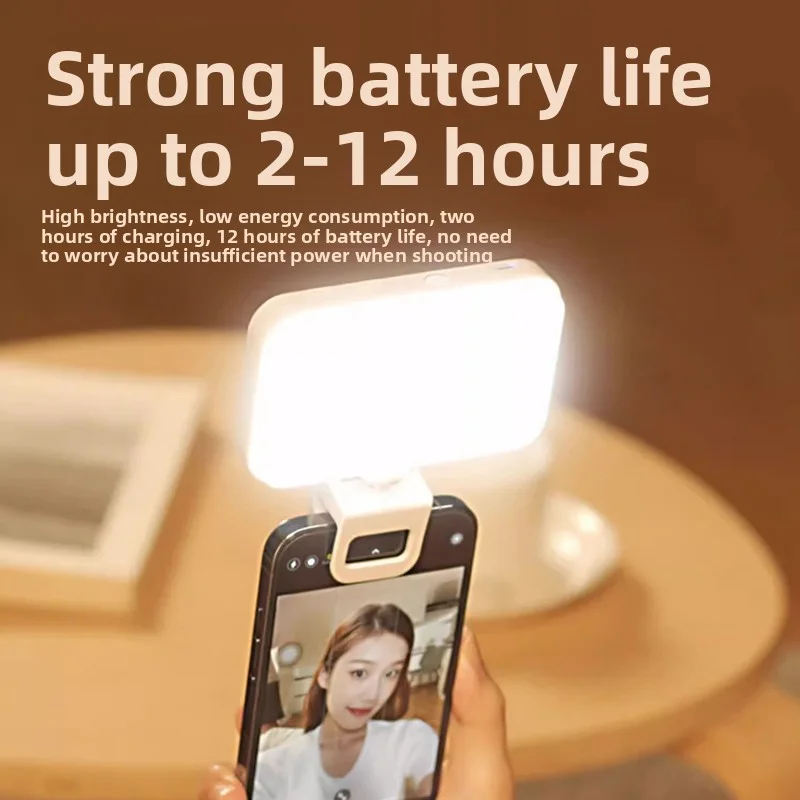 ضوء ملء صغير محمول مع إضاءة قابلة للتعديل، مناسب لأوضاع مختلفة، والتصوير الفوتوغرافي، والبث المباشر عبر الهاتف المحمول، والتصوير #3