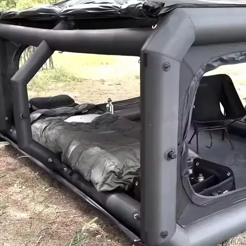 

Надувная уличная палатка, легкий портативный открытый приют для кемпинга, водонепроницаемая вентиляция, простой в установке, утолщенный кемпинг