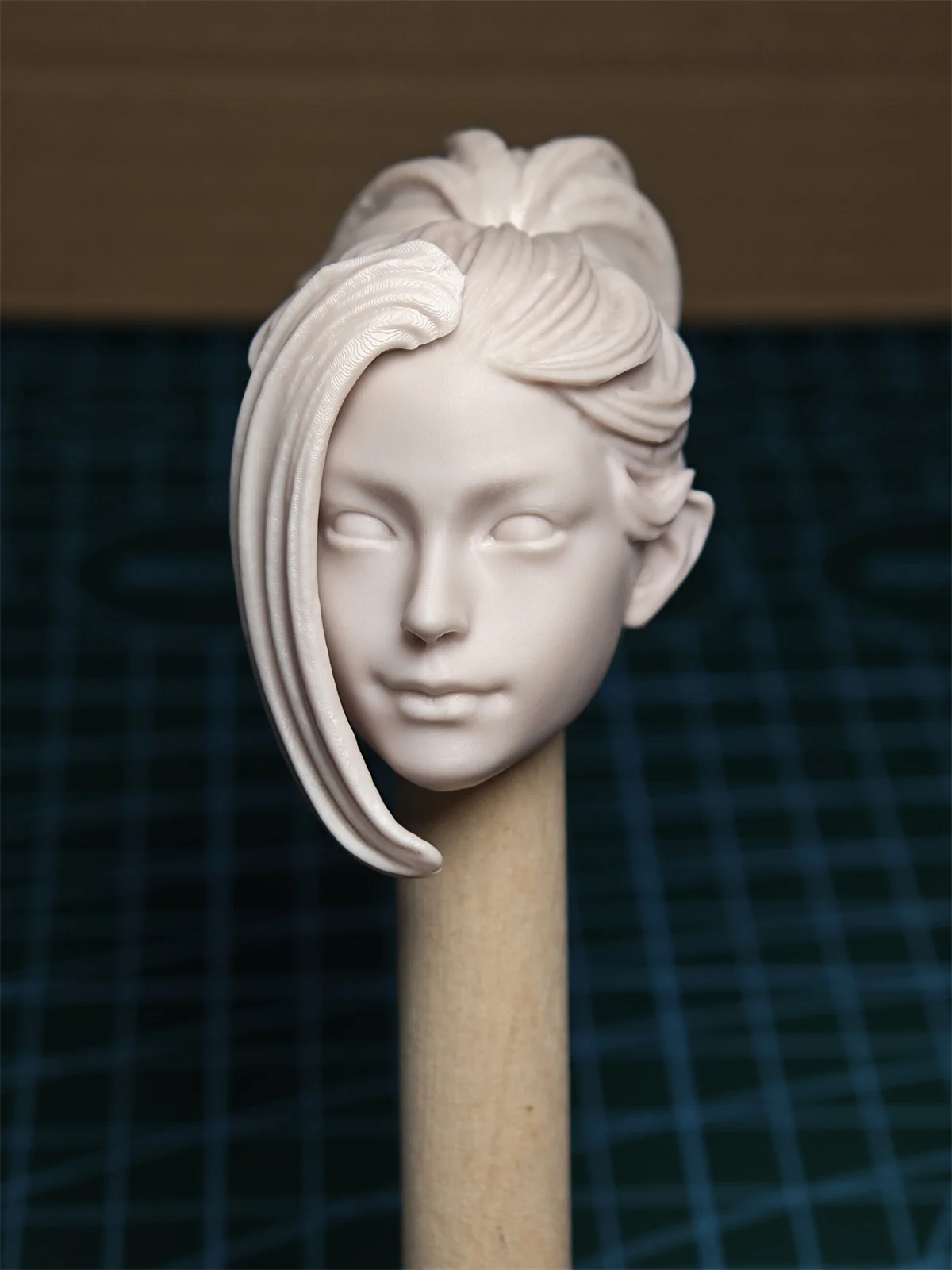 

Японская древняя жена, аниме, скульптура головы, масштаб 1/6, скульптура, резьба, подходит для 12-дюймовой экшн-фигурки, экшн-фигурка