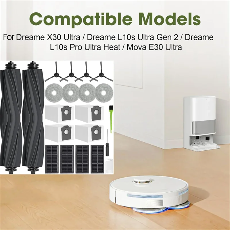 A86I-Suku Cadang Pengganti untuk Dreame X30 Ultra / L10s Ultra Gen2 / L10s Pro Ultra Panas, Suku Cadang Penyedot Debu