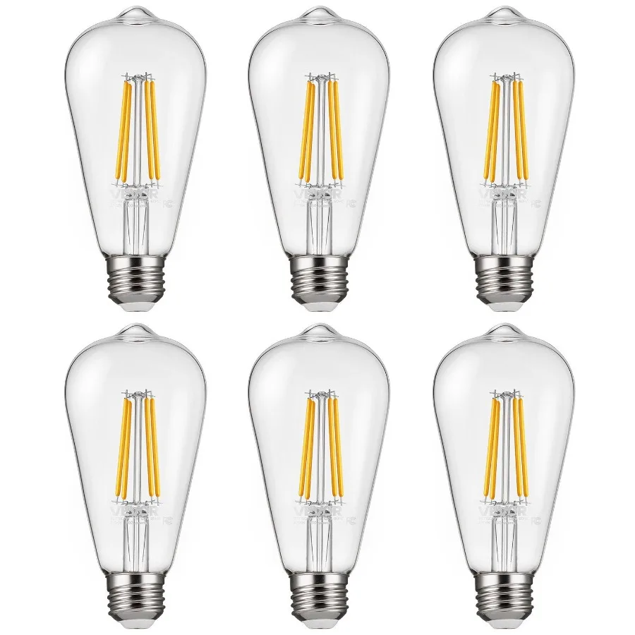 6 Pack Edison Bulbs…