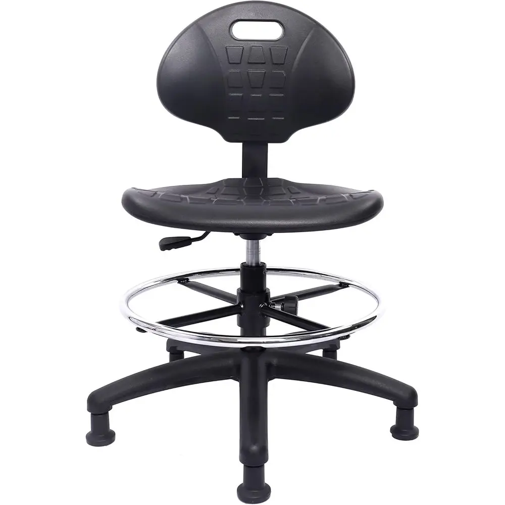 Anti-Static Ergonomic PU Chair, Adjustable Height, Heavy Duty, Easy Clean for Research & Cleanrooms