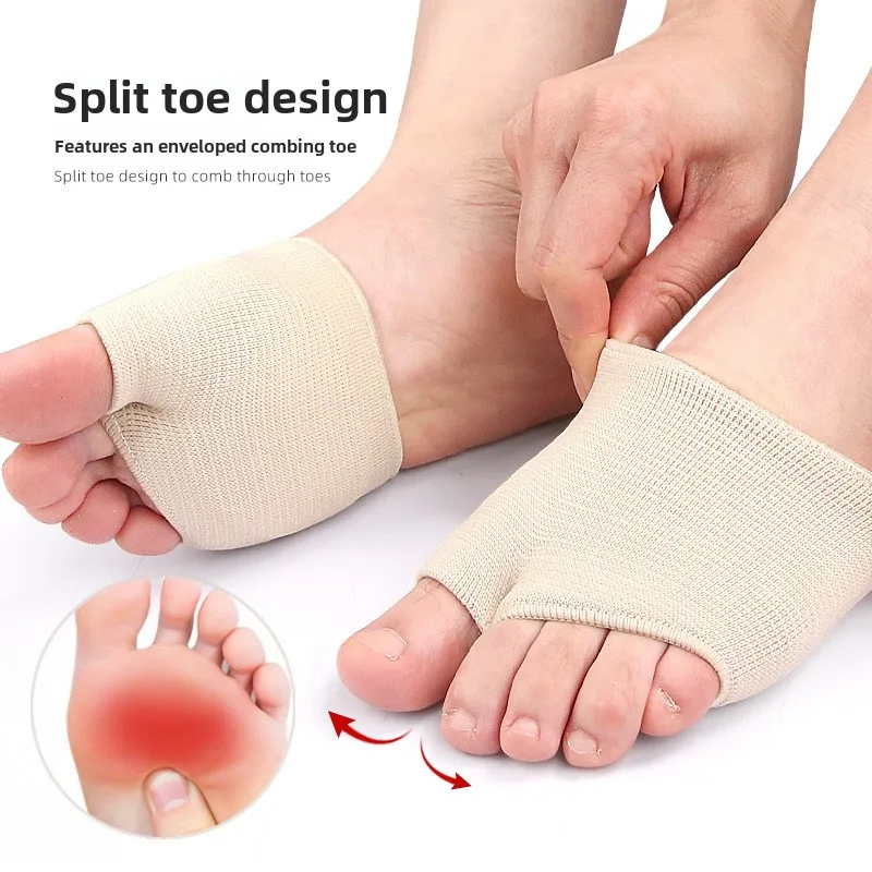 Anti slip forefoot pad Thickened Breathable Anti pain foot cocoon Forefoot big toe outward flip protective cover