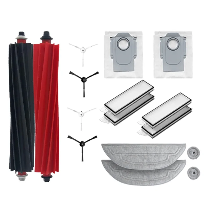 A76G-pour Roborock S8 Maxv Ultra G20s Robot aspirateur accessoires Double rouleau brosse filtre brosses latérales vadrouille sacs à poussière