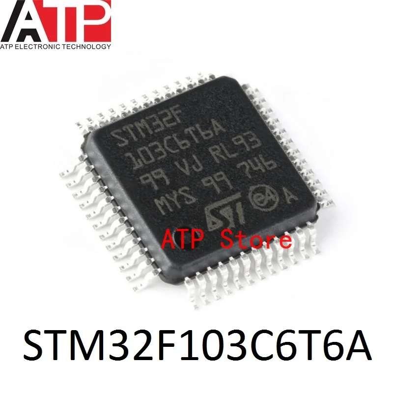 

Микросхема STM32F103C6T6A STM32F 103C6T6A, чип STM32F103 IC MCU 32 бит 32 КБ FLASH 48LQFP, новинка 100, 5-100% шт.