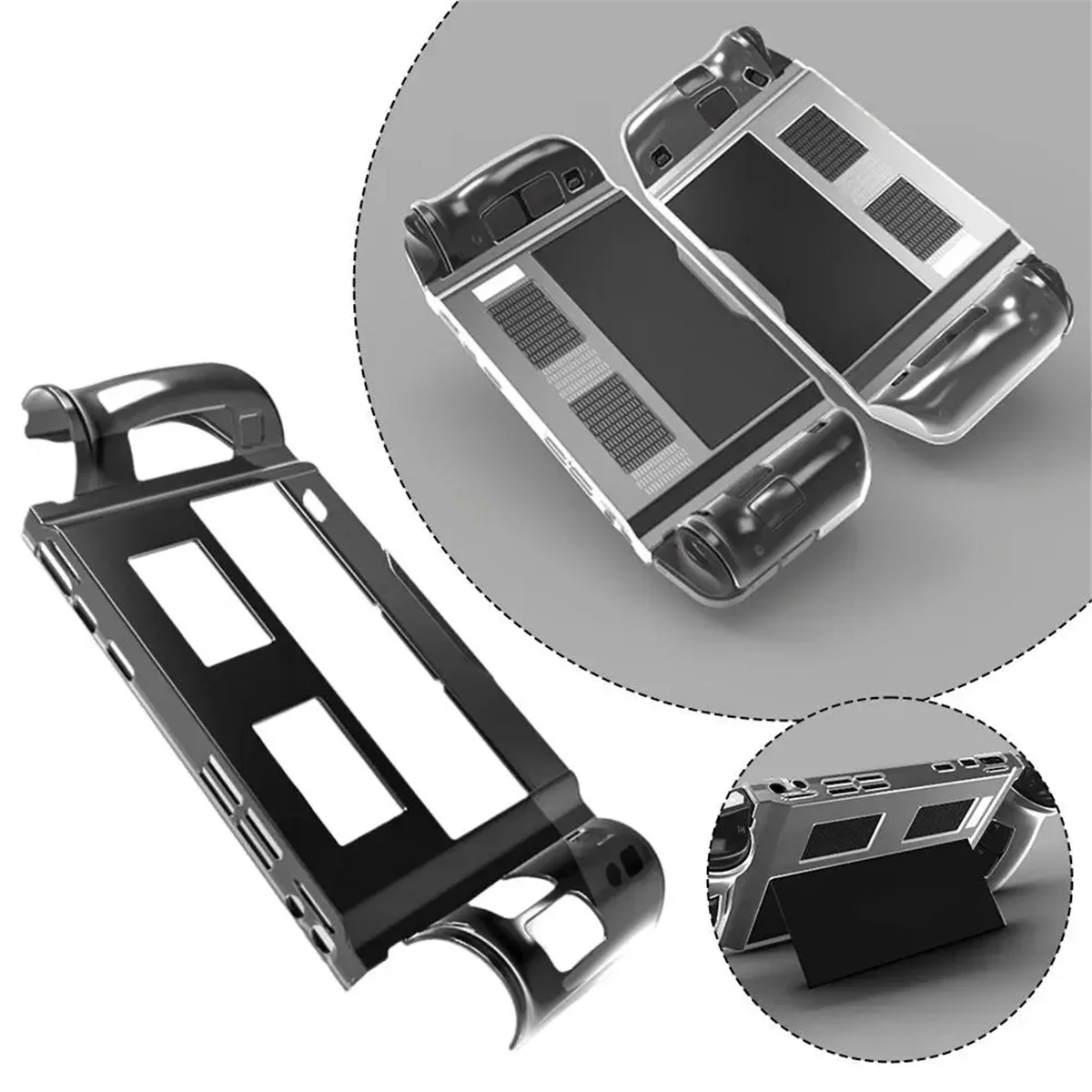 Shockproof Protective Sleeve Suitable for Legion Go TPU Integrated with Bracket Protective Sleeve