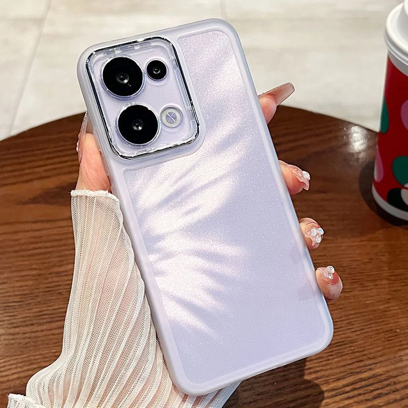 OPPO F21 F21S Pro 4G 폰 케이스 Reno7 4G 커버 Oppo Reno8 4G 케이스 고급 소프트 범퍼 투명 후면 커버