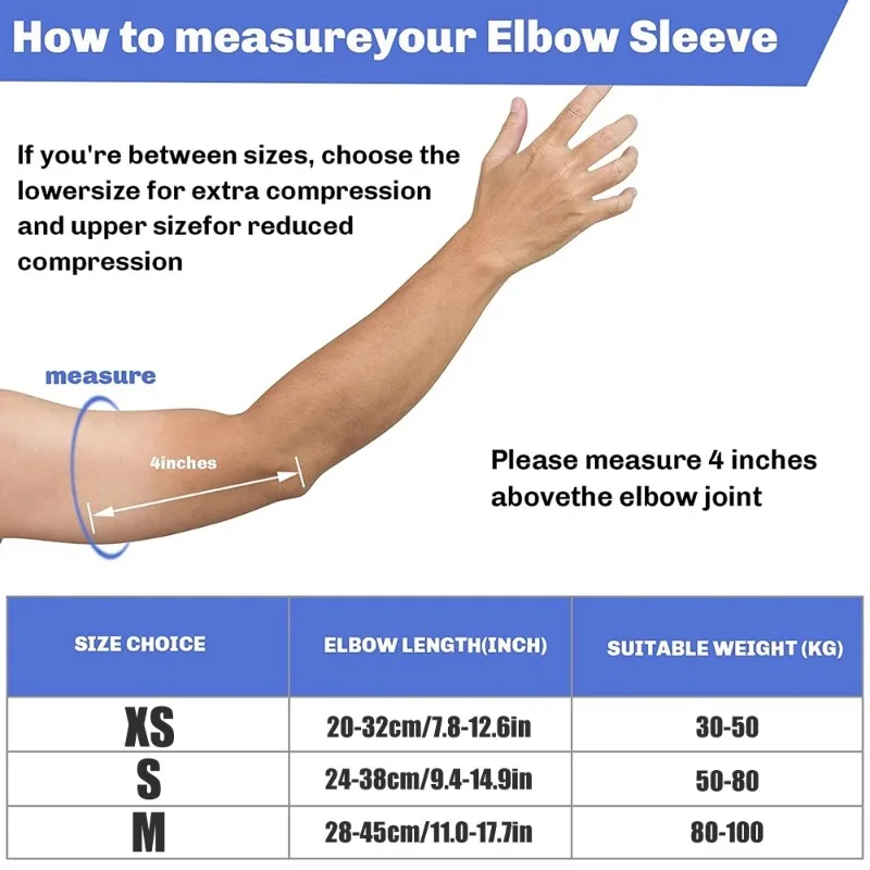 1Pair Compression Elbow Cushion Sleeve Women Men Sports Elbow Sleeve Padding Volleyball Elbow Protector Joint Pain Bursitis