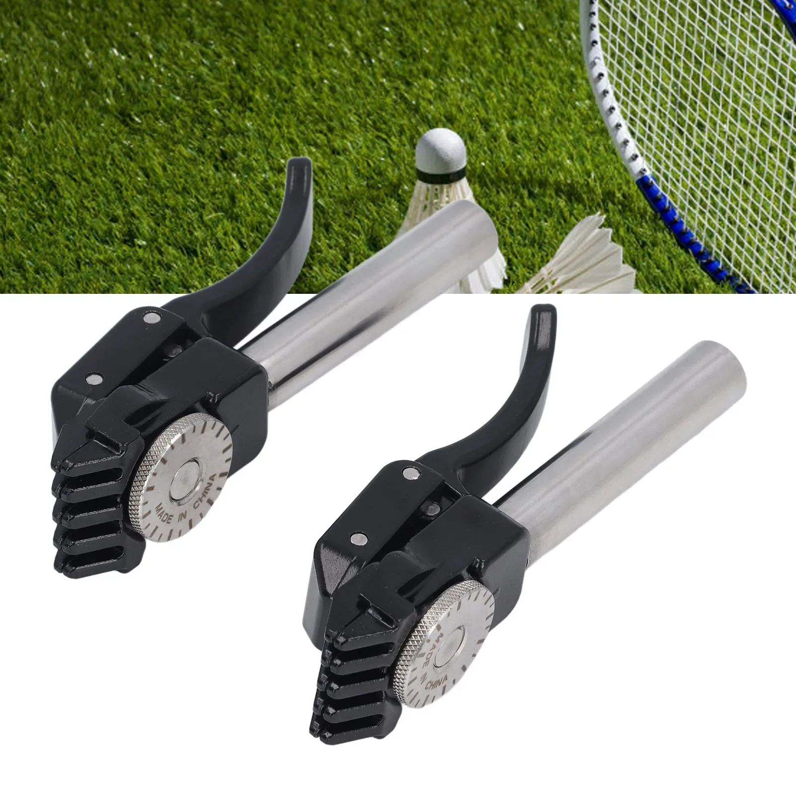Wire Drawing Machine Five Tooth Wire Clamp Sleeve Accessories Professional High-strength Tennis Racket Badminton Fly Clamp