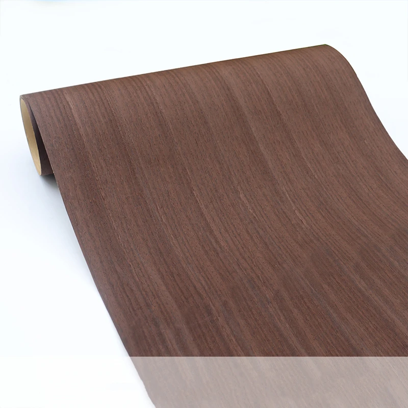 

Natural Wood Veneer Senna for Furniture Backing Kraftpaper about 60cm x 2.5m 0.3mm Coffee