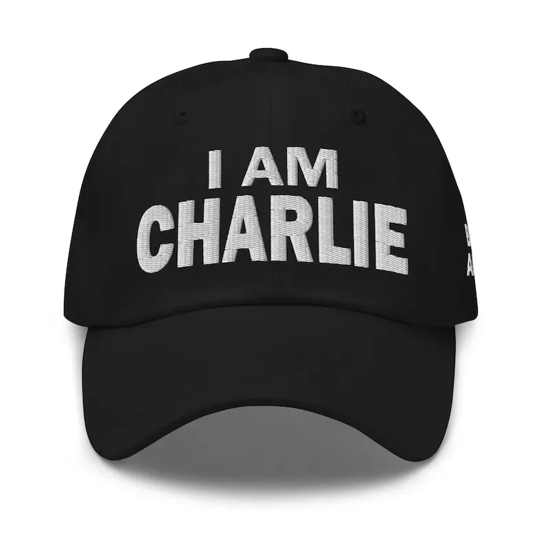 Hat, I am Charlie - Be not afraid! Charlie Kirk supporter cap - RAF COLLECTION