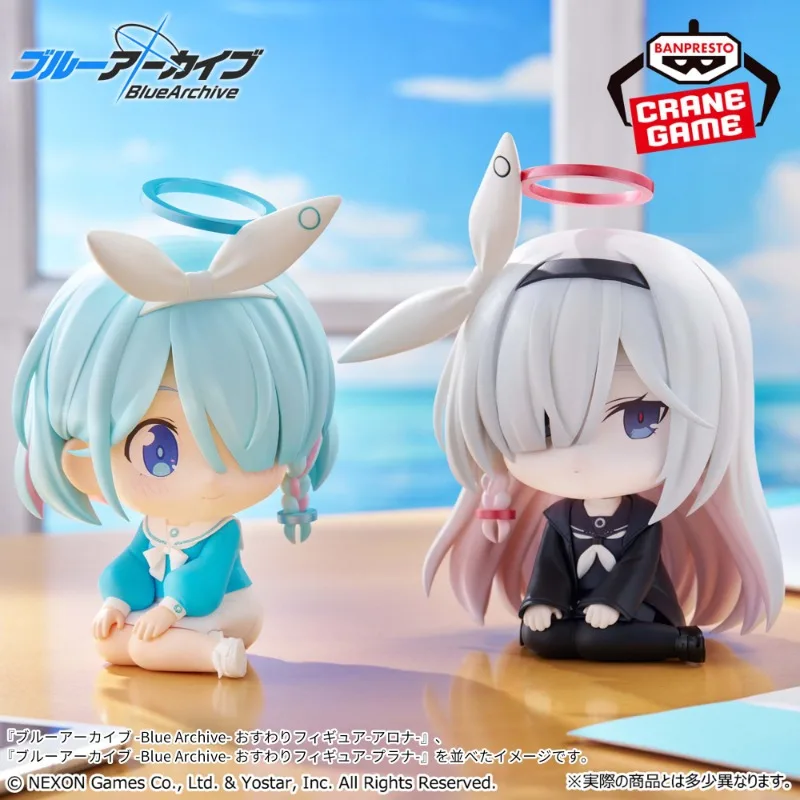 In Stock Original BANDAI BANPRESTO Blue Archive A.R.O.N.A Arona Pvc 11cm Anime Model Doll Collection Toys Gifts WY