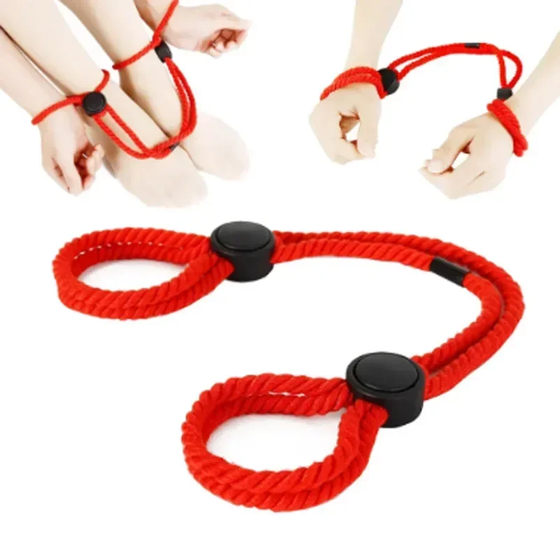 

Cotton rope Sex Handcuffs Ankle Cuff Restraints Bondage Bracelet BDSM Woman Erotic Adult Sex Toys For Couples Exotic Accessorie