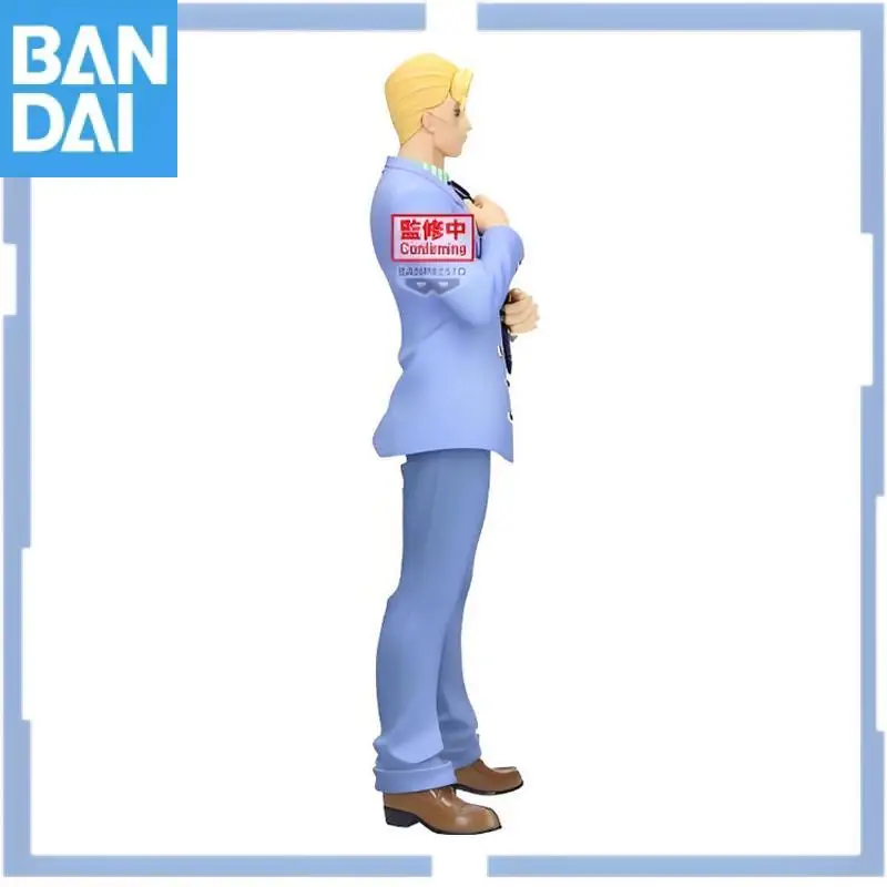 정품 반다이 나무코 반프레스토 죠죠의 기묘한 모험 키라 요시카게 모메트리아 애니메이션 피규어 모델 장난감 선물 수집가 장식품