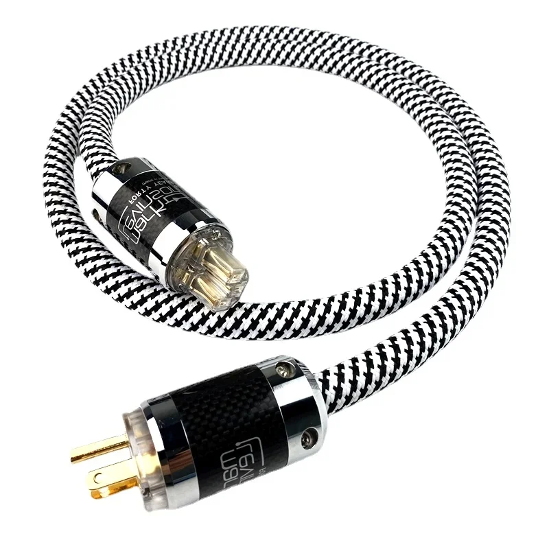 

Mark Levinson Power Cable Carbon Fiber Gold Plated US / EU Power Plug HiFi Audio Amplifier AC Power Cable