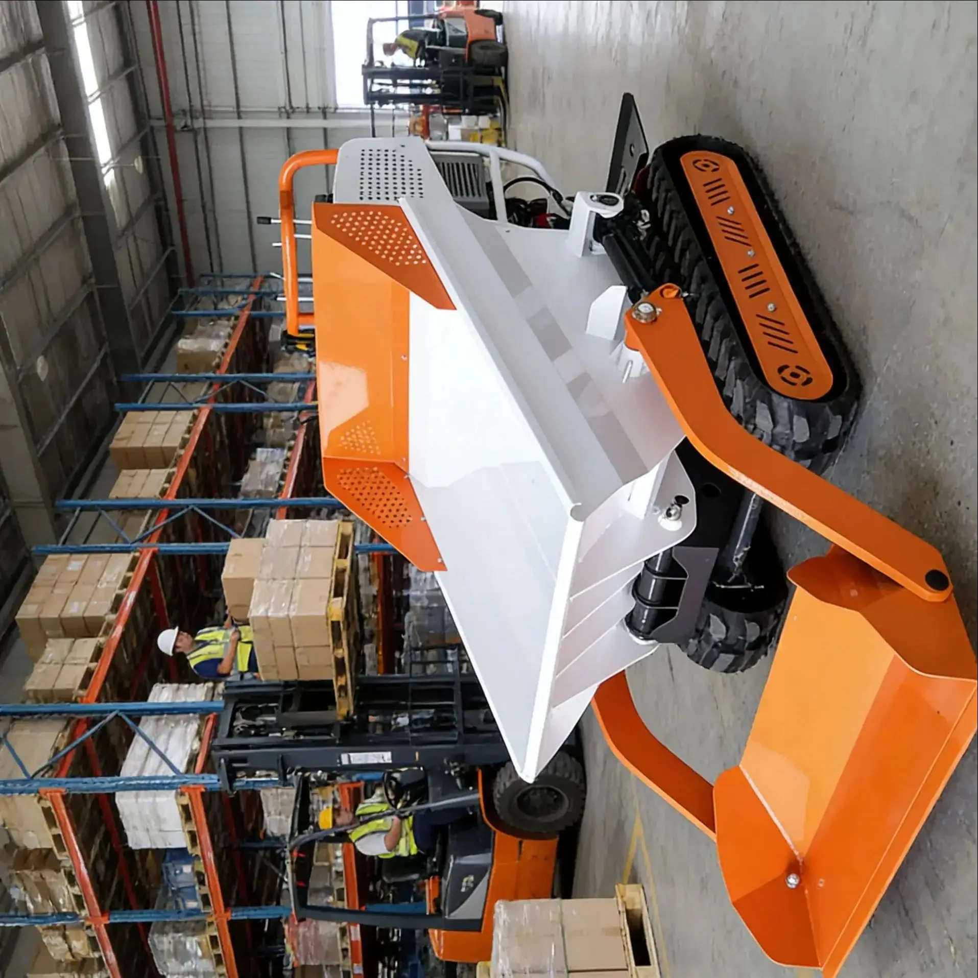 Customized Cheap Crawler Skid Steer Loaders Mini Small Skid Steer Track Loader With Attachments