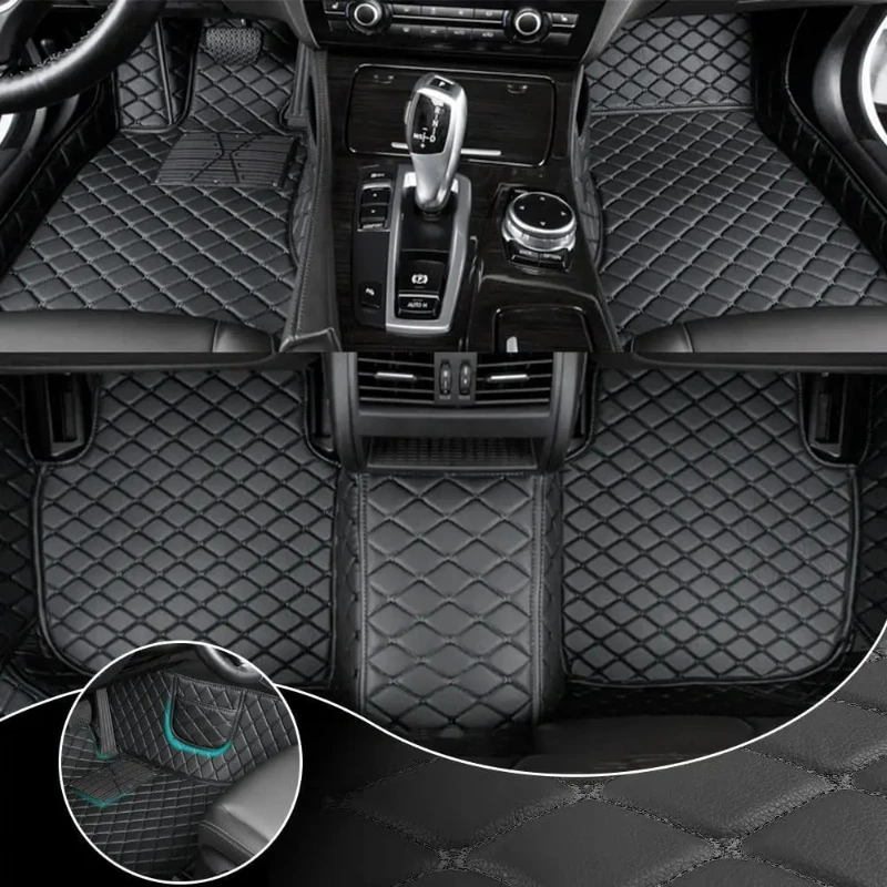 Custom Full Cover Car 3D Floor Mats for BMW X6 E71 2008-2014 F16 G06 X7 G07 6 Seat 7 Seat Interior Detail Car Accessories