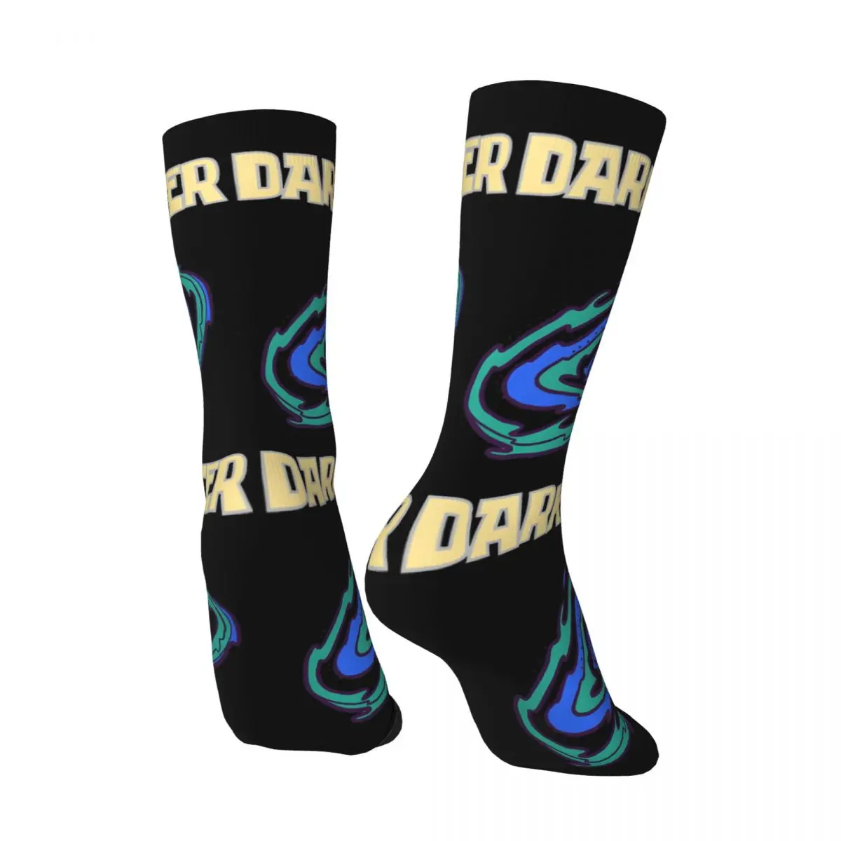 Crazy compression Dark Matter Sock for Men Harajuku Pearl Jam Quality Pattern Crew Sock Casual