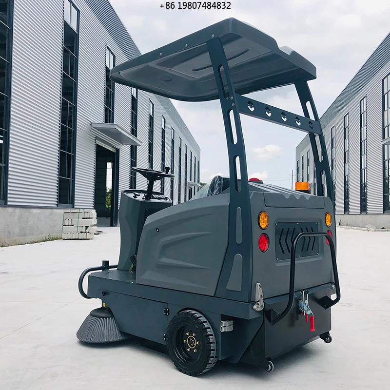 Commercial Vacuum Sweepers for Industrial Workshop Cleaning Industry Electric Floor Sweeper Machine Ride-On Type
