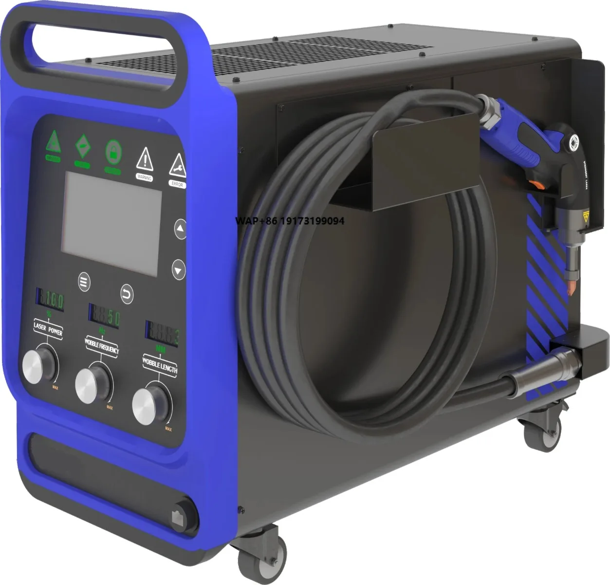 

43kg Air Cooling Portable Mini Fiber Welding Solder Machine for Welding Metal Stainless Steel Aluminum