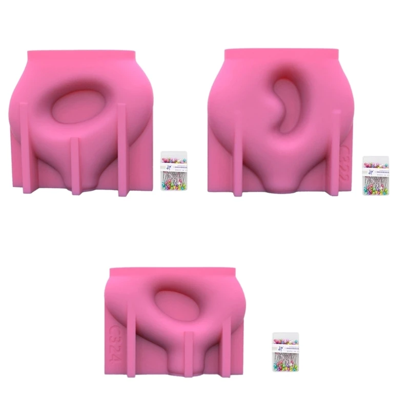 

Flower Vase Silicone Mold Storage Box Craft Planter Vase Pottery Molds for Epoxy Plaster Concrete Flower Making