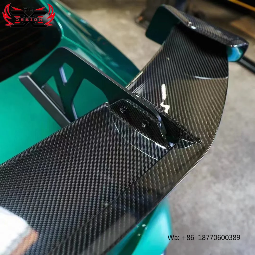 PU Carbon Wholesale Dry Carbon Rear Wing Tail Spoiler for BMW M2 G87 M3 G80 M4 G82 G83 M Power AD-R3 Style Car Accessories