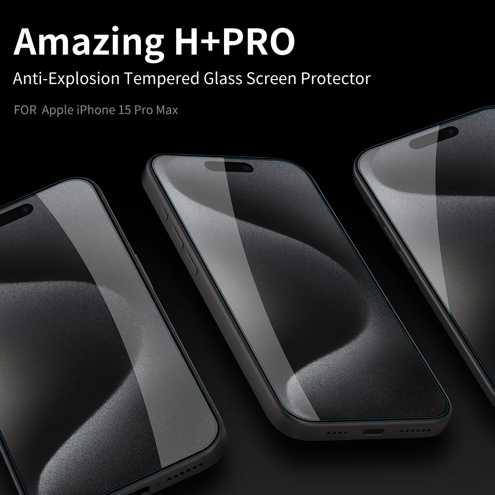 NILLKIN for iPhone15/15 Plus/15 Pro/15 Pro Max H+Pro Anti-Explosion Glass Screen Protector 0.2mm tempered film for iPhone 15