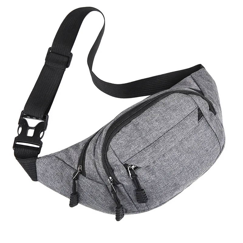 Monocromático Fanny Pack para homens e mulheres, corrida, bolsa de ciclismo, cinto, viagens ao ar livre, corrida, caminhadas, bolsa de fitness