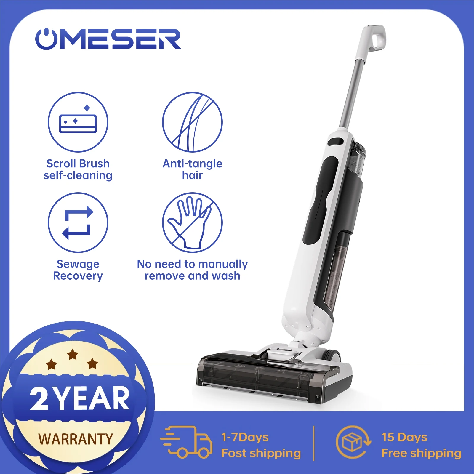 CL2001 Review: My Real Experience with the OMESER 3-in-1 Cordless Wet-Dry Vacuum and Mop