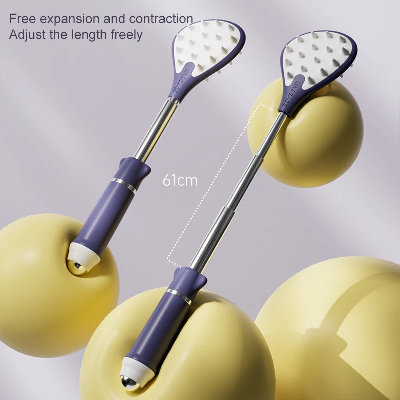 Tickle Scratch Itchy Scratch Portable Scratcher Telescopic Scalable Scratch Back Scratch Tool Portable Point Massage Stick