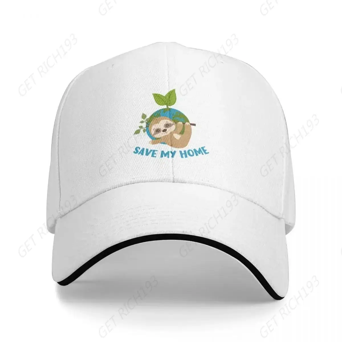 

Save My Home Baby Sloth Earth Day Baseball Cap Hat Baseball Cap Hat Beach Anime Hat Women Hats 2024 Men