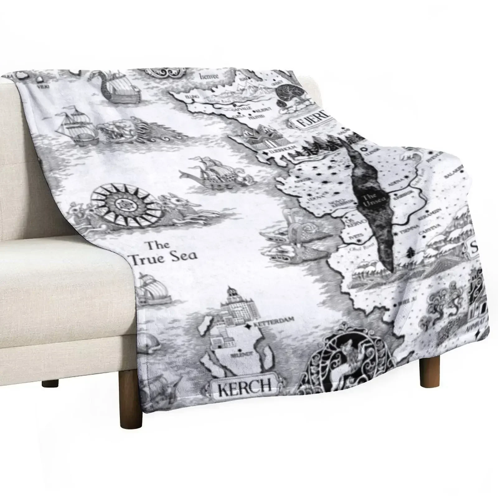 

New Grisha Map 2 Throw Blanket For Baby Bed Fashionable Weighted Blankets