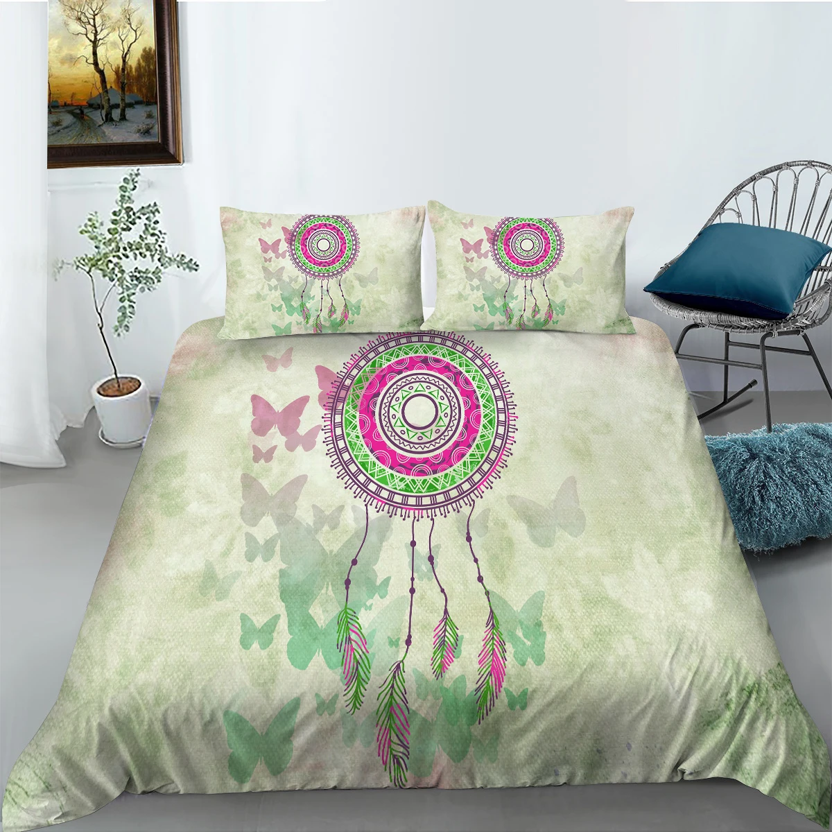 

3D Quilt Cover Luxury Dream Catcher Bedclothes Comforter Cover Set Bedding Set Duvet Cover