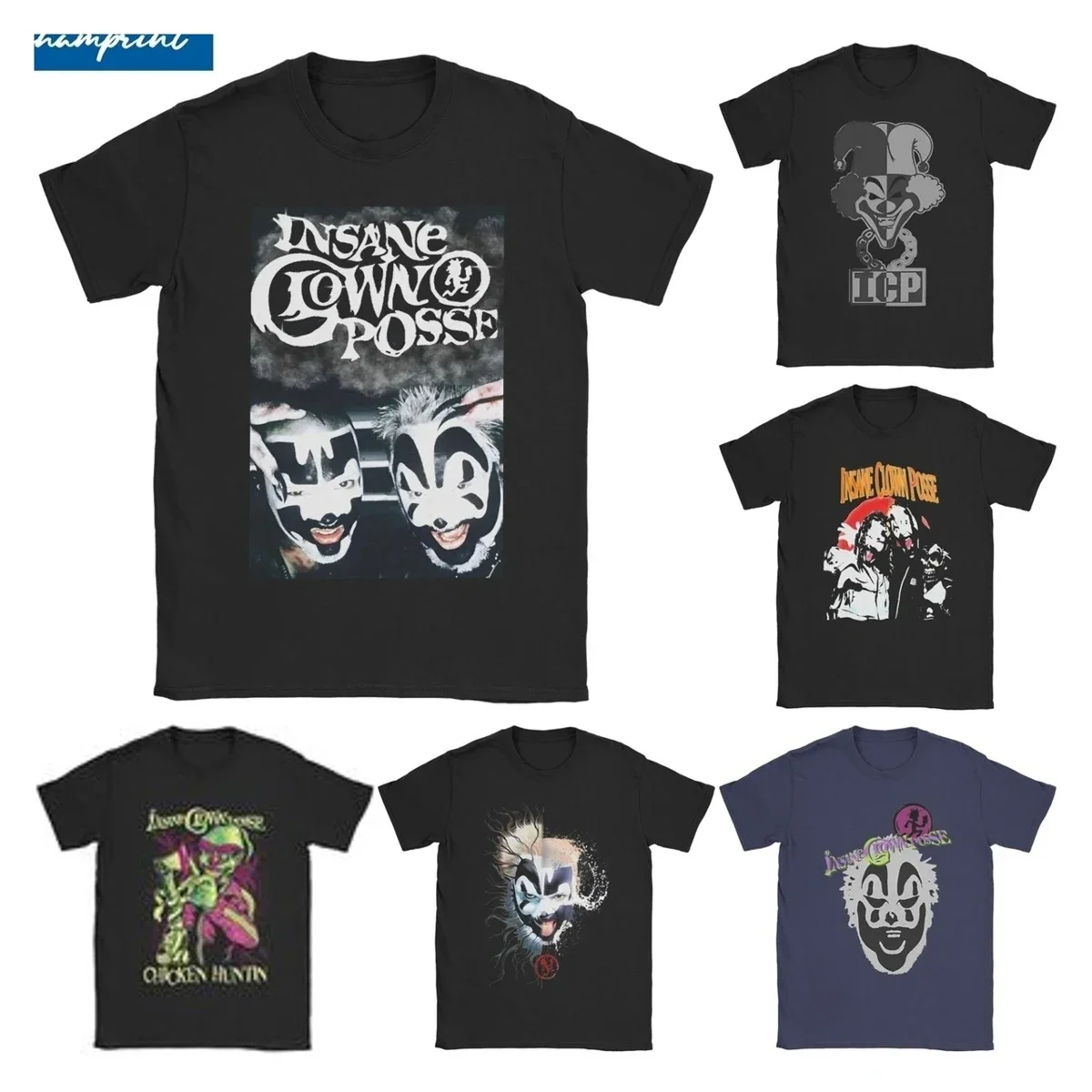 

Футболка Insane Clown Posse для мужчин и женщин ICP Violent J Shaggy 2 Dope, новинка, футболки из 100% хлопка, футболка с короткими рукавами, топы 6XL