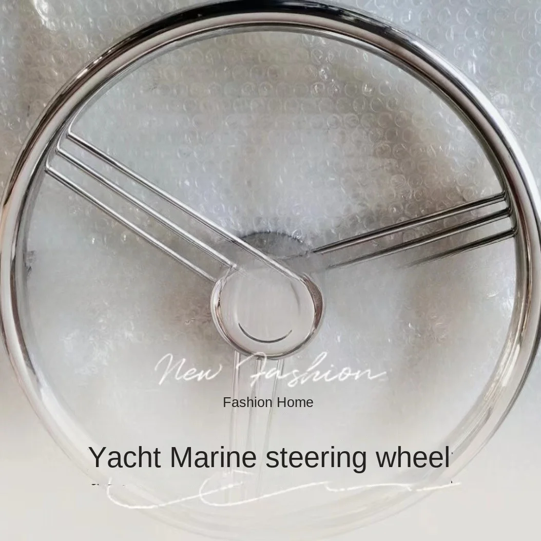 Yacht hardware accessories, stainless steel marine, hydraulic rudder steering wheel, marine steering wheel