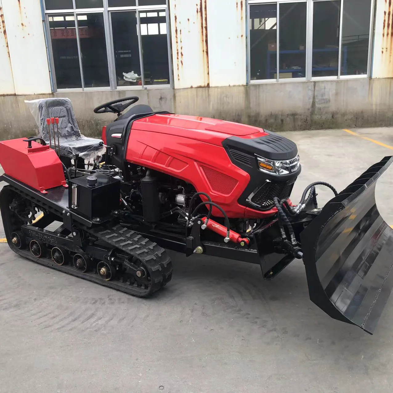 Mini Crawler Tractor 25HP 35HP 40HP agricultural weeding ripper weeder cultivator power Rotary Tiller