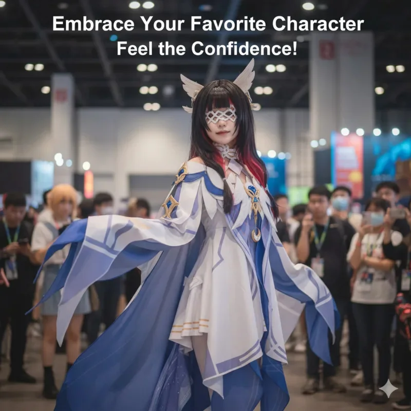 

Moon Genshin Impact Cosplay Costume Girl Columbia Outfit Y2K Anime Game Dress 2Tone Spliced Lolita Full Set Cosplay Dress New