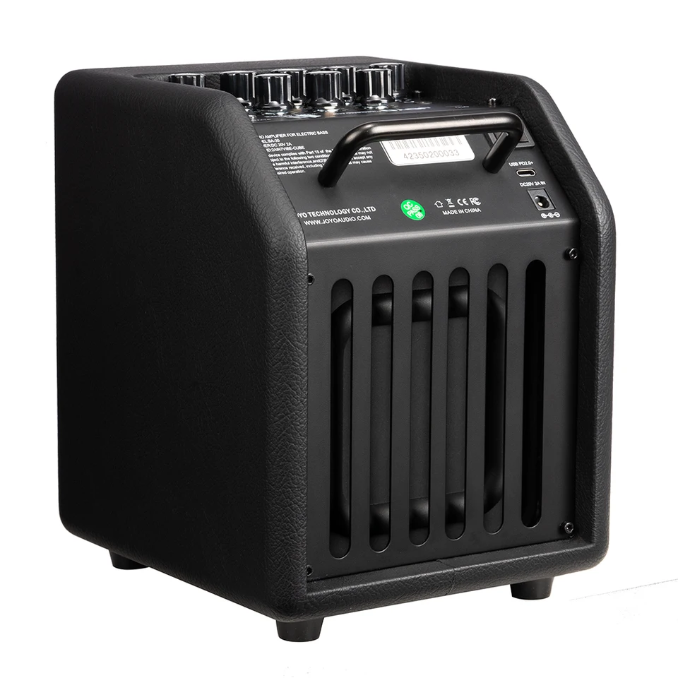 ベース用アンプJOYO BA-30WHT Bass Amp 新品・未使用品 JOYO BA-30 VIBE CUBE ベースギターアンプ 30W ポータブルエレキベース