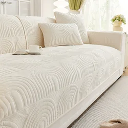 Cream Style Egyptian Velvet Sofa Cushion New Model2025All-Season Non-Slip Cushion Sofa Cover Wholesale