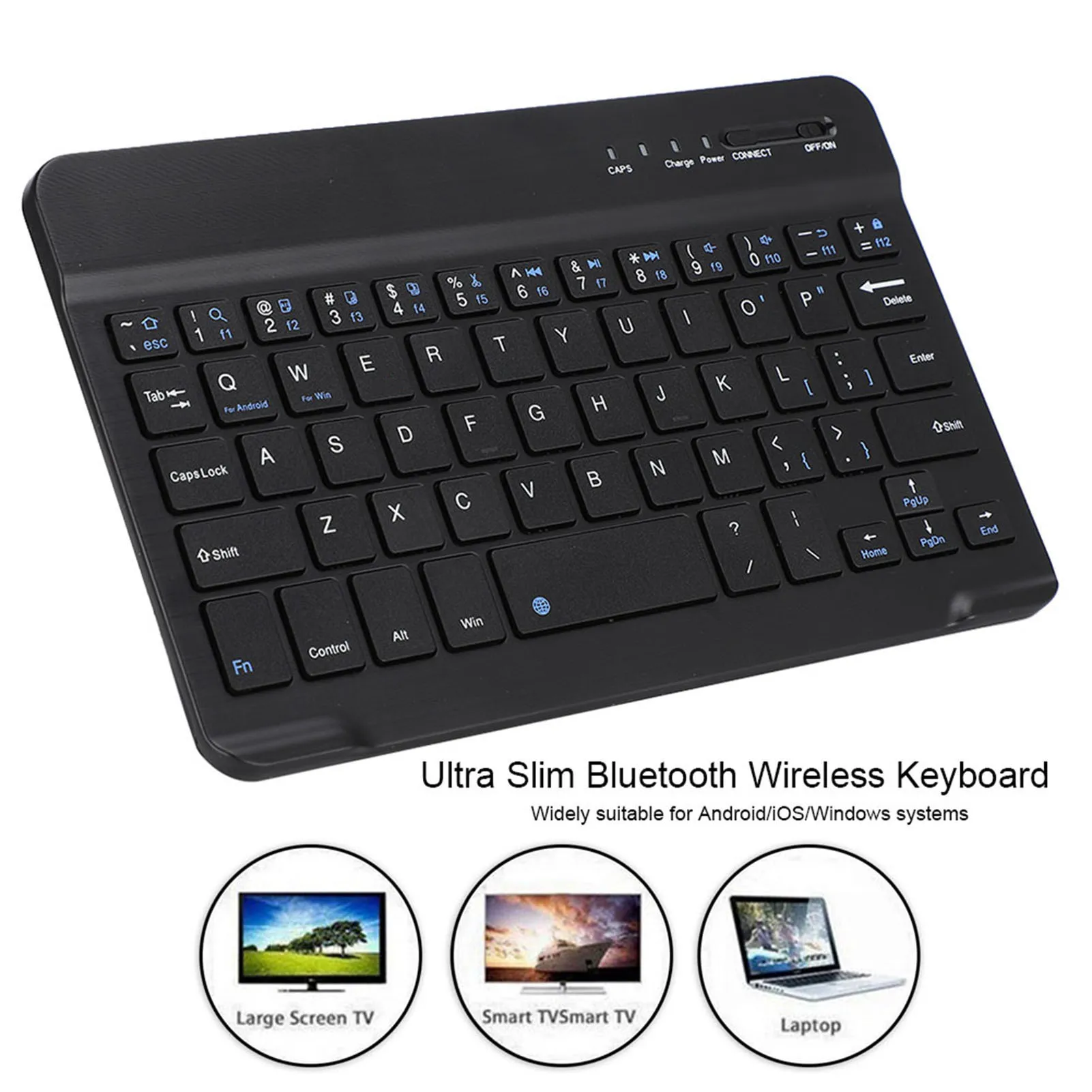 Keyboard Keyboard Slim Keyboard Slim Light Wireless  Keyboard for Android   Black Wireless Keyboard