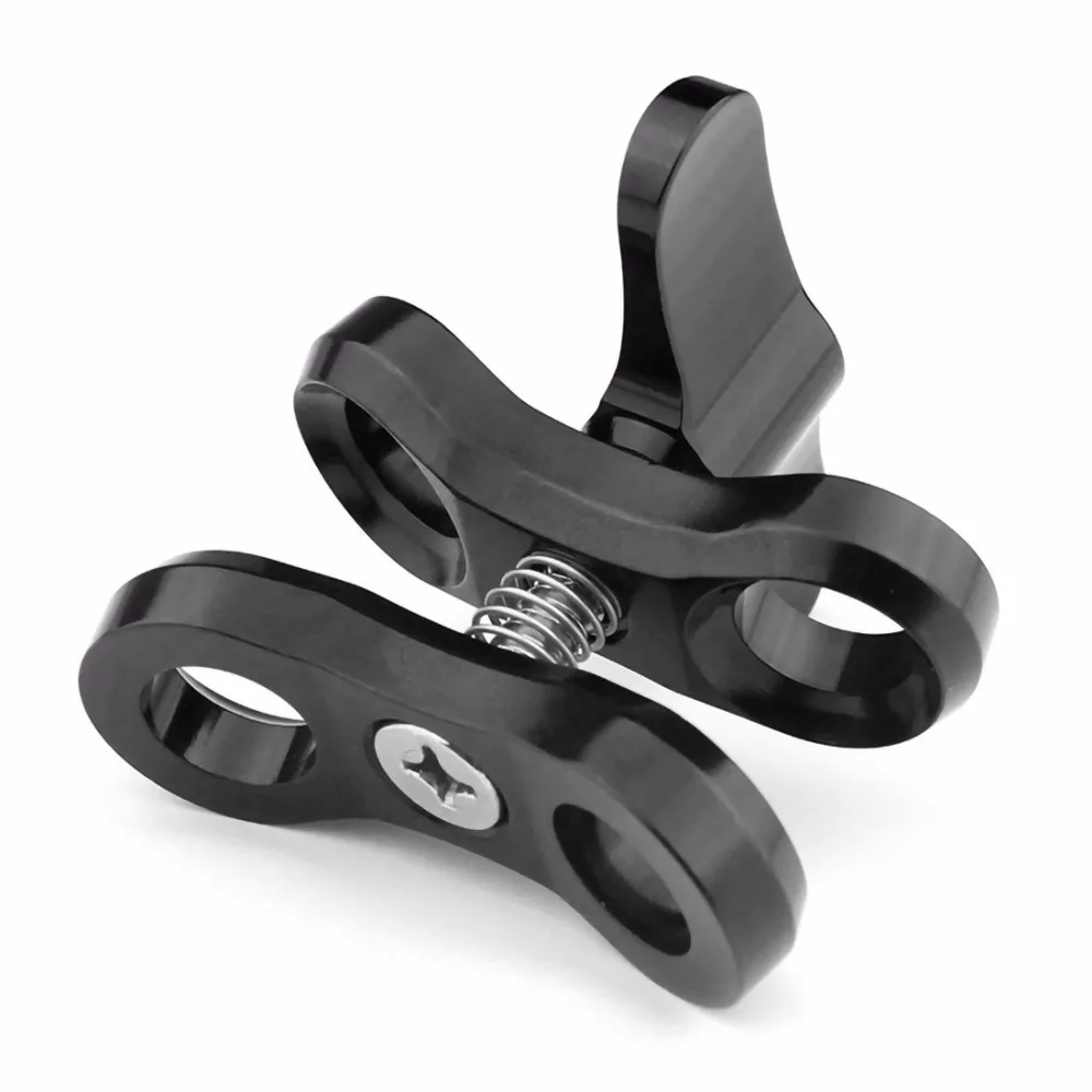 Tauchen DSLR Kamera käfig Dual Handheld Tray Halterung Buttery Clip Kohle faser Verlängerung sarm schwimmende Stativ halterung für Gopro 13 – Detail 18