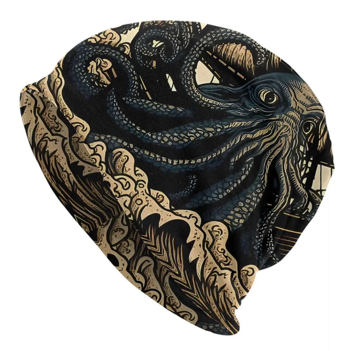 OctopusGorros Bonés para Homens, Moda Bonnet Chapéus